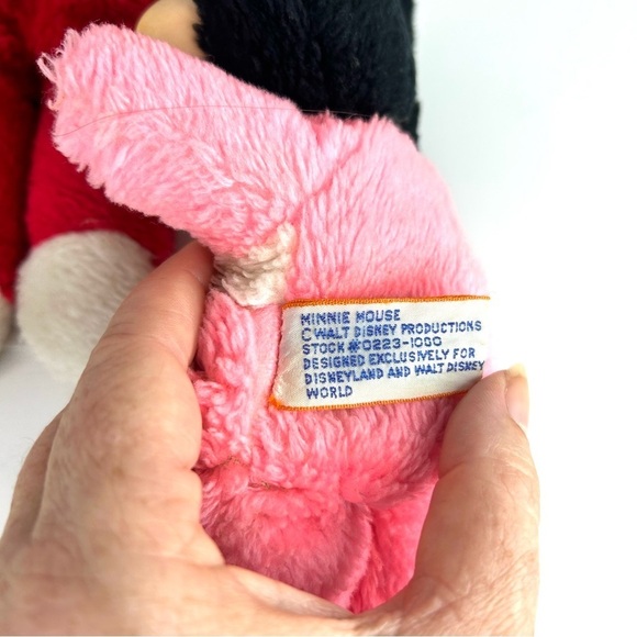 Vintage Mickey and Minnie Mouse 1970’s Plush - Picture 6 of 14